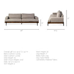 Colburne Grey Upholstered Sofa