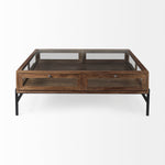 Arelius Square Coffee Table, Three Color Options