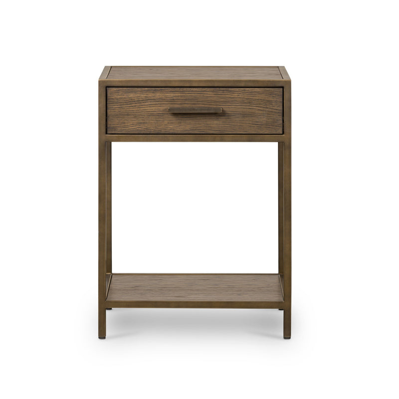 Mason Nightstand, Dark Hazel