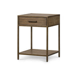 Mason Nightstand, Dark Hazel