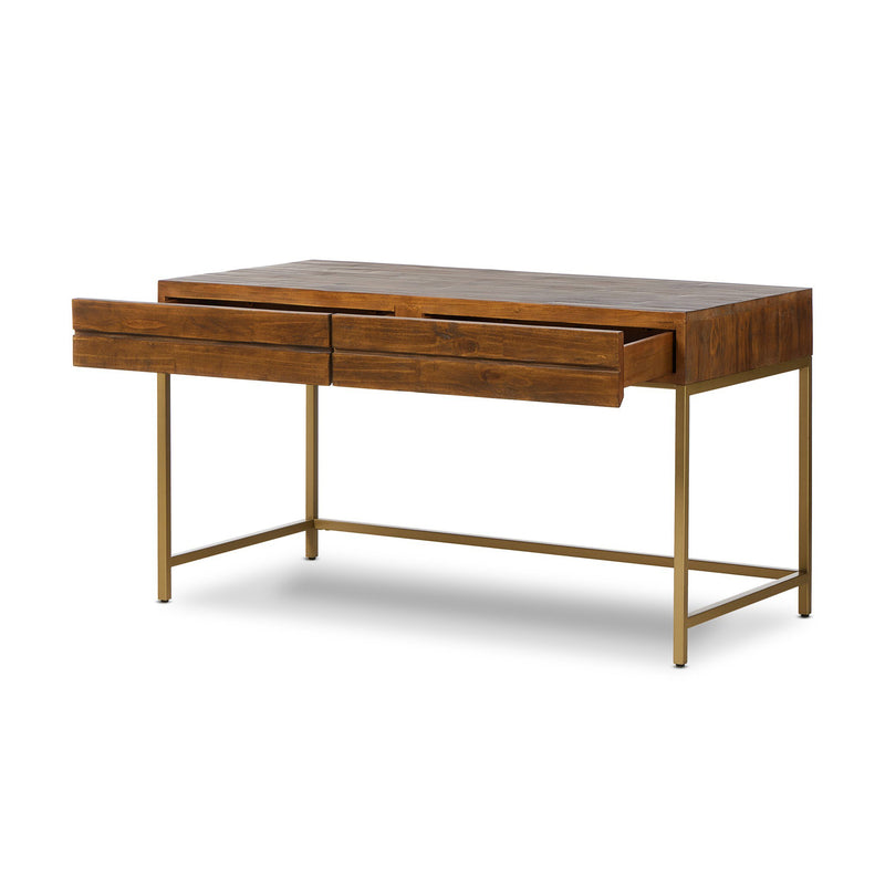 Tiller Desk, Brass