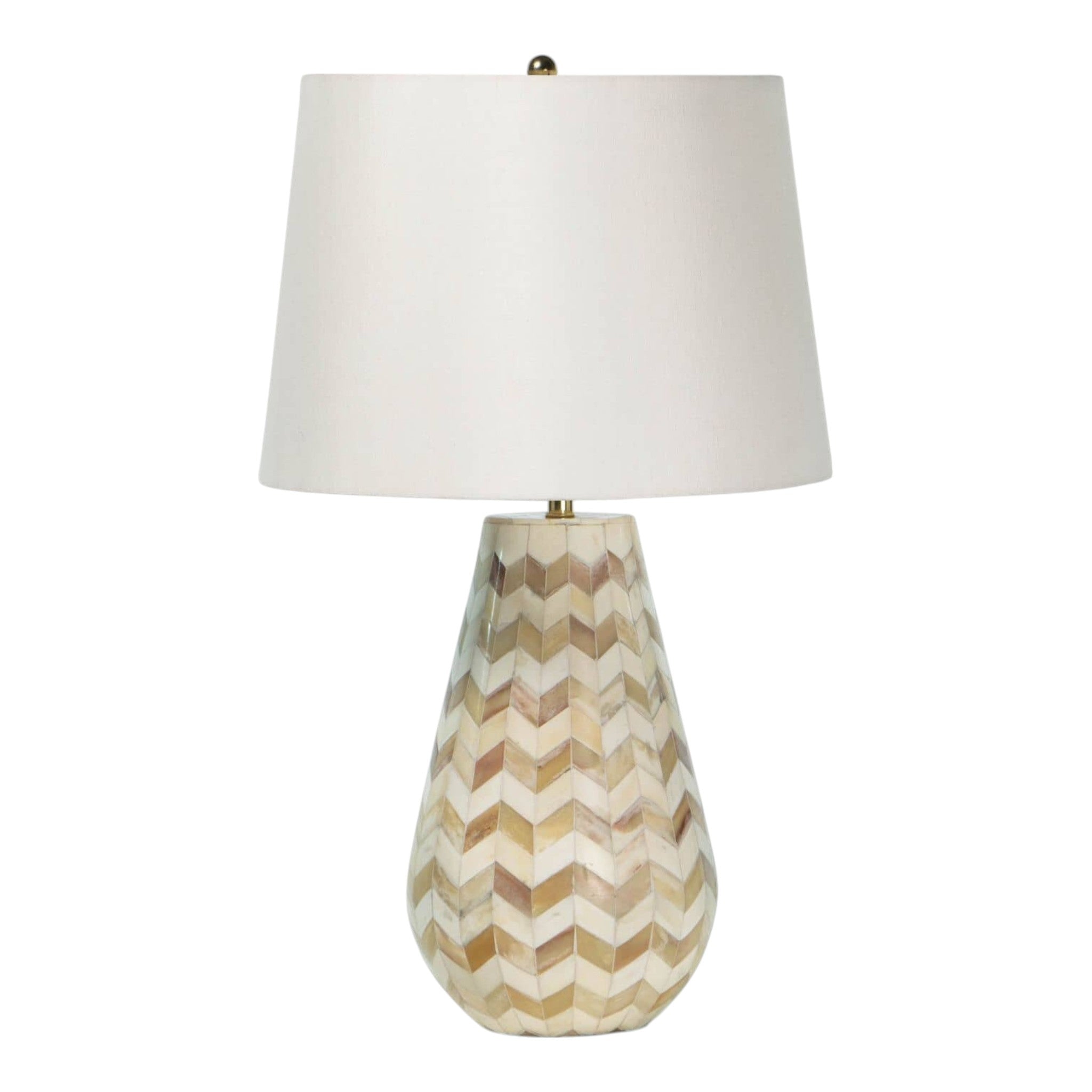 Cassia Chevron Lamp