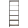 baldwin etagere 5 shelves mango wood and iron