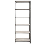 baldwin etagere 5 shelves mango wood and iron