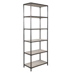 baldwin etagere 5 shelves mango wood and iron