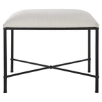 avenham small bench satin black