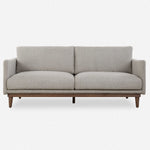 freefall sofa oak base toasty beige boucle 