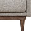 fabric and leg detail freefall sofa oak base toasty beige boucle 