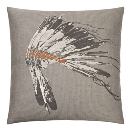 Chief Pillow - Smoke Feather Down Fill 24 x 24