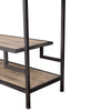 detail sherwin etagere six shelf display reclaimed pine and iron