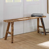 paddock bench reclaimed wood entry