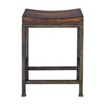 beck counter stool dark walnut seat with walnut base