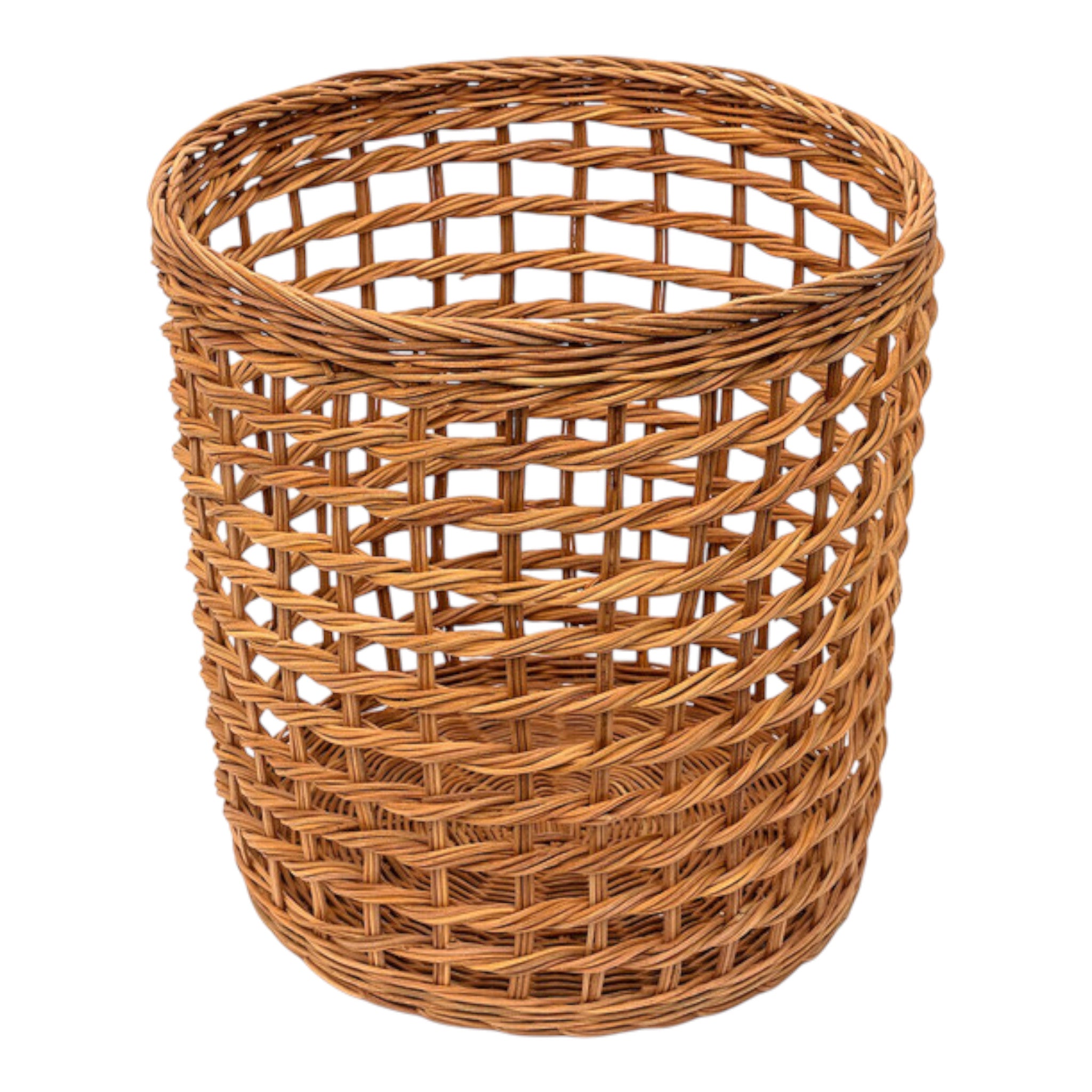 Open Weave Rattan Baskets- Medium