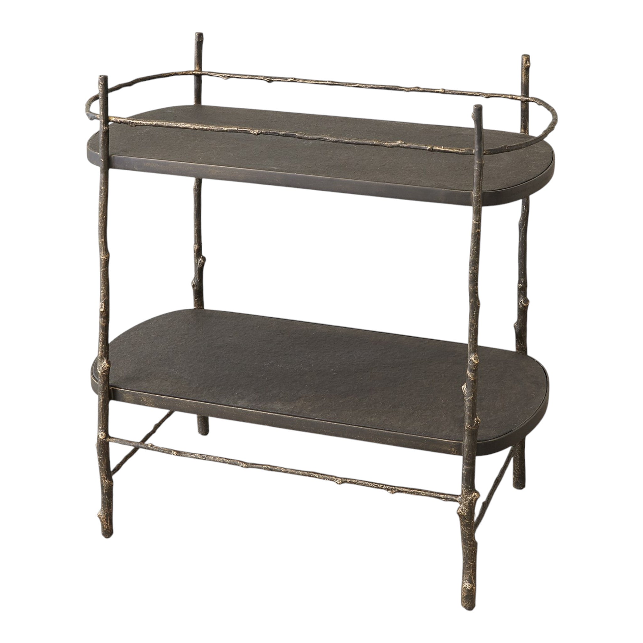 Grove Bar | Bronze 

33.25" L x 16.75" W x 33.25" H