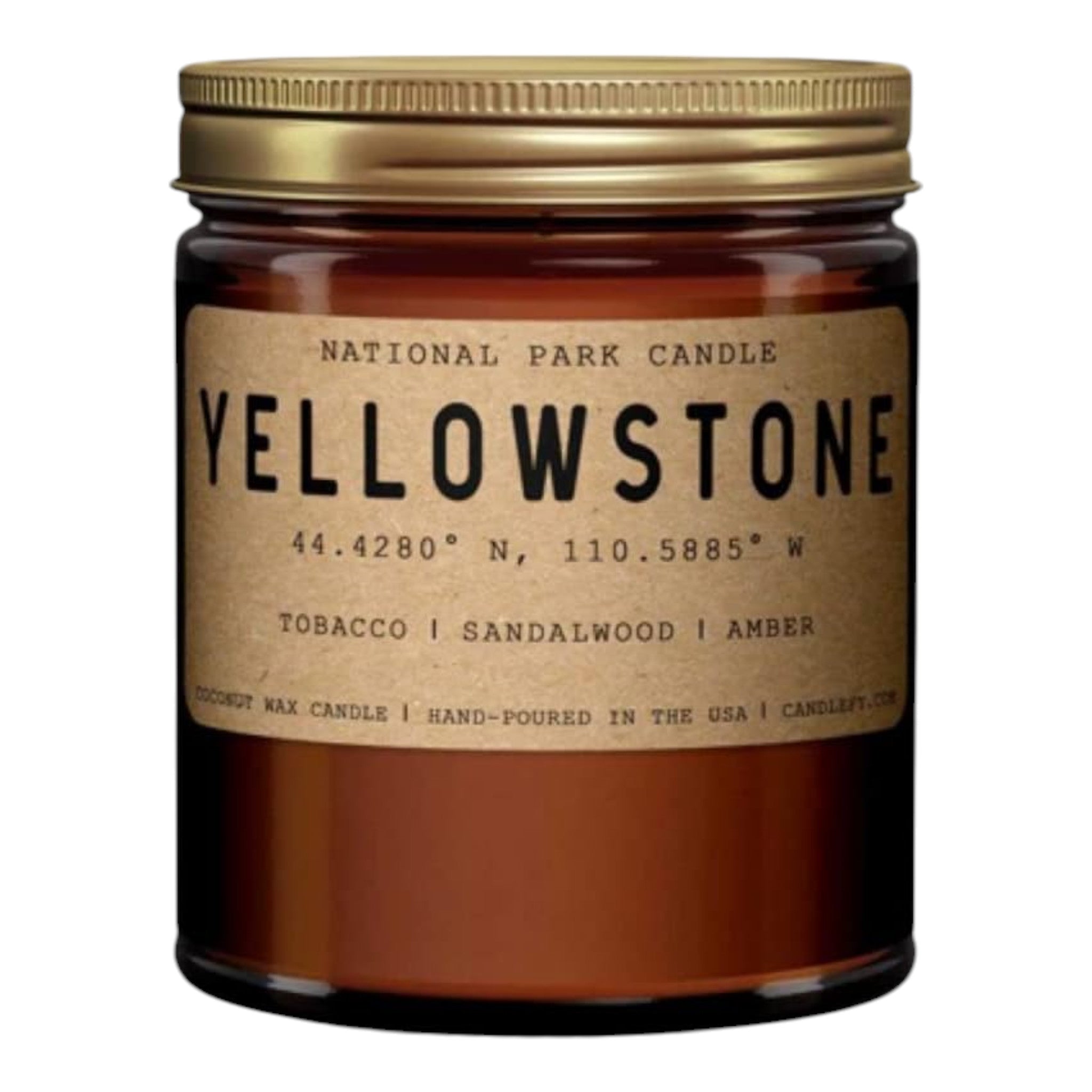 Yellowstone Scented Candle Tobacco | Sandalwood | Amber