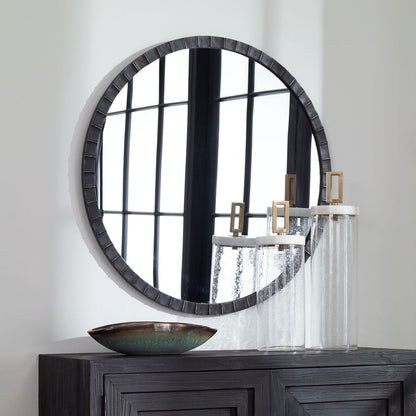 Dandridge Hand Forged Iron Mirror

34" W x 34" H x 1" D

Weight: 25 lbs