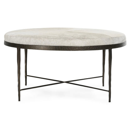 Bose Hair on Hide 36" Round Table 17.5" H