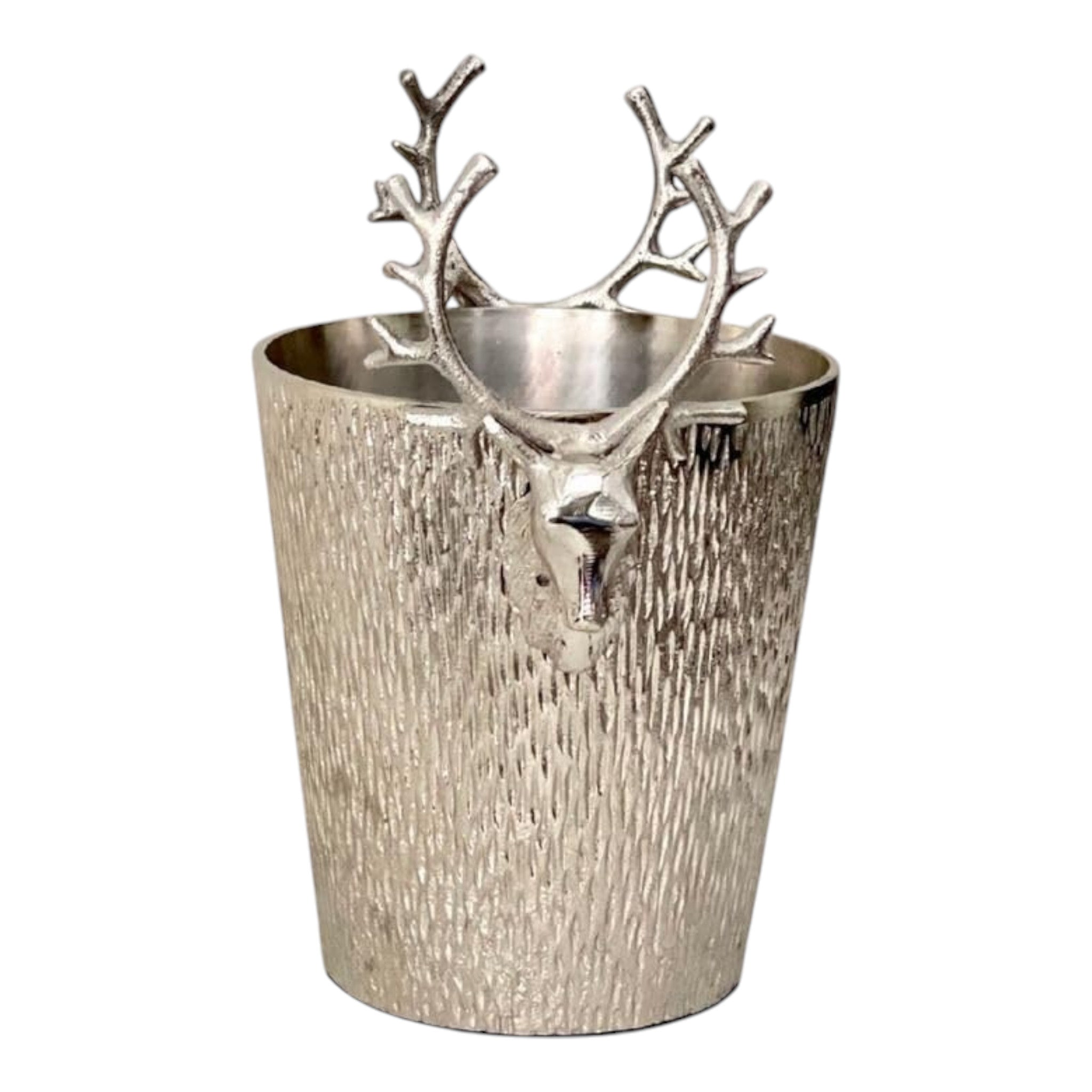 25" Diameter Cast Aluminum Stag Ice Bucket