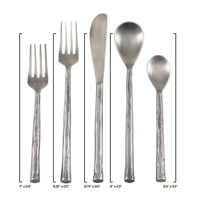 Forged Stainless Steel Flatware Set of Five