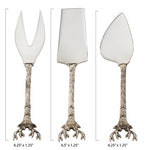 Silver Stag Cheese Cutlery, Set of Three