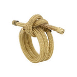 Knotted Rope Napkin Ring, Set of 4, Two Color Options