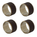 Leather Napkin Ring, Set of Four