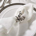 Silver Stag Napkin Ring, Set of Four