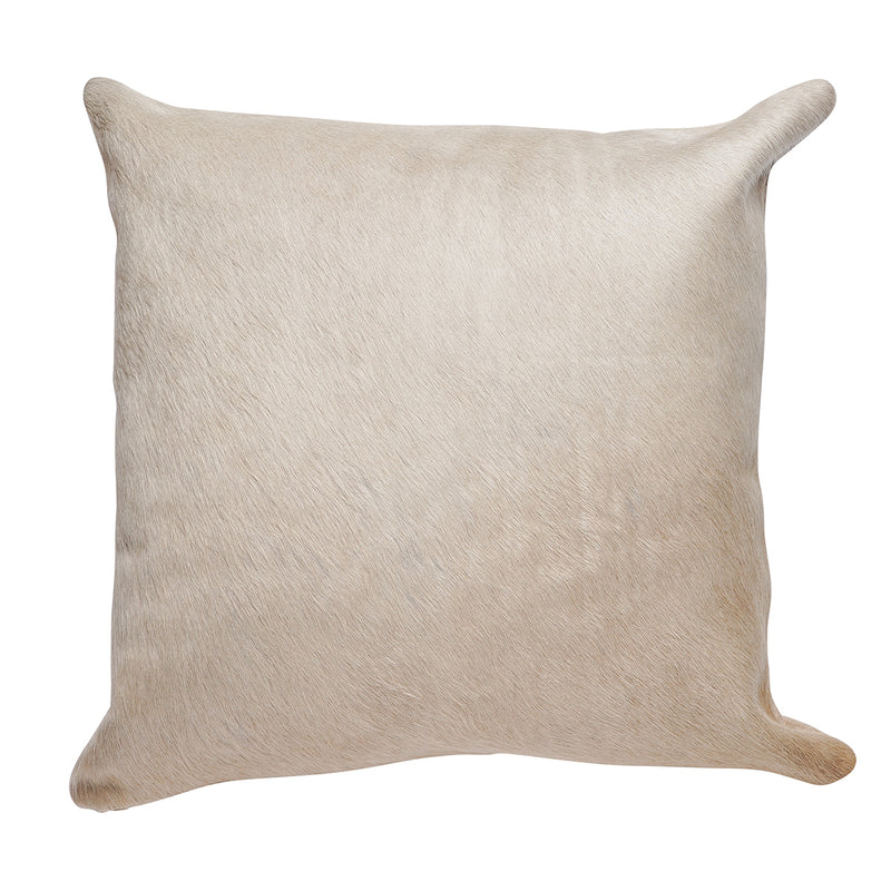 Solid Cowhide Pillow, 3 Colorways