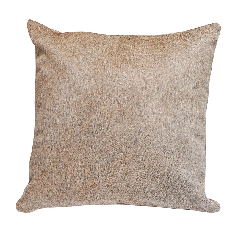 Solid Cowhide Pillow, 3 Colorways