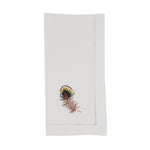 Embroidered Multi Feather Napkin, Set of Six