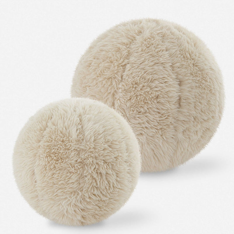 Abide Ball Pillows, Set of Two