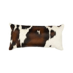 Tricolor Cloudy Cowhide Lumbar