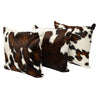 Tricolor Cloudy Cowhide Pillow, 2 Sizes