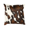 Tricolor Cloudy Cowhide Pillow, 2 Sizes