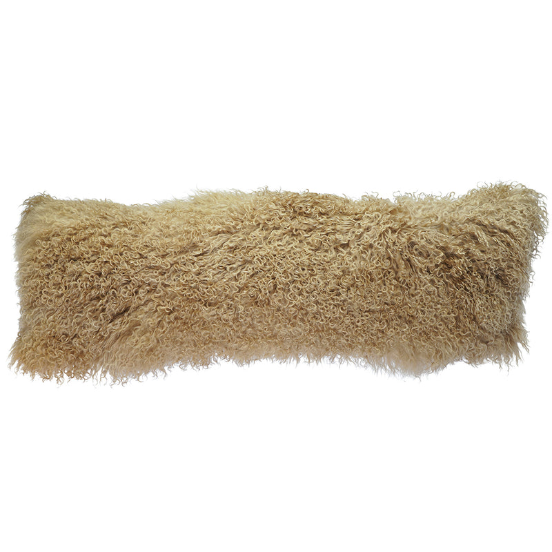 Tibetan Lambskin Long Lumbar, 4 Colorways