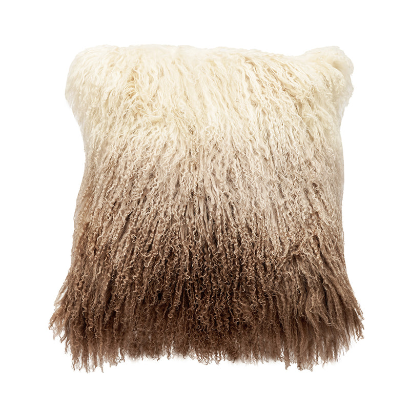 Tibetan Lambskin Pillow, 3 Sizes, 4 Colorways