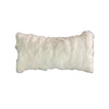 Rabbit Fur Lumbar Pillow, 3 Colorways