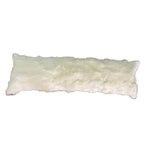 Rabbit Fur Long Lumbar Pillow