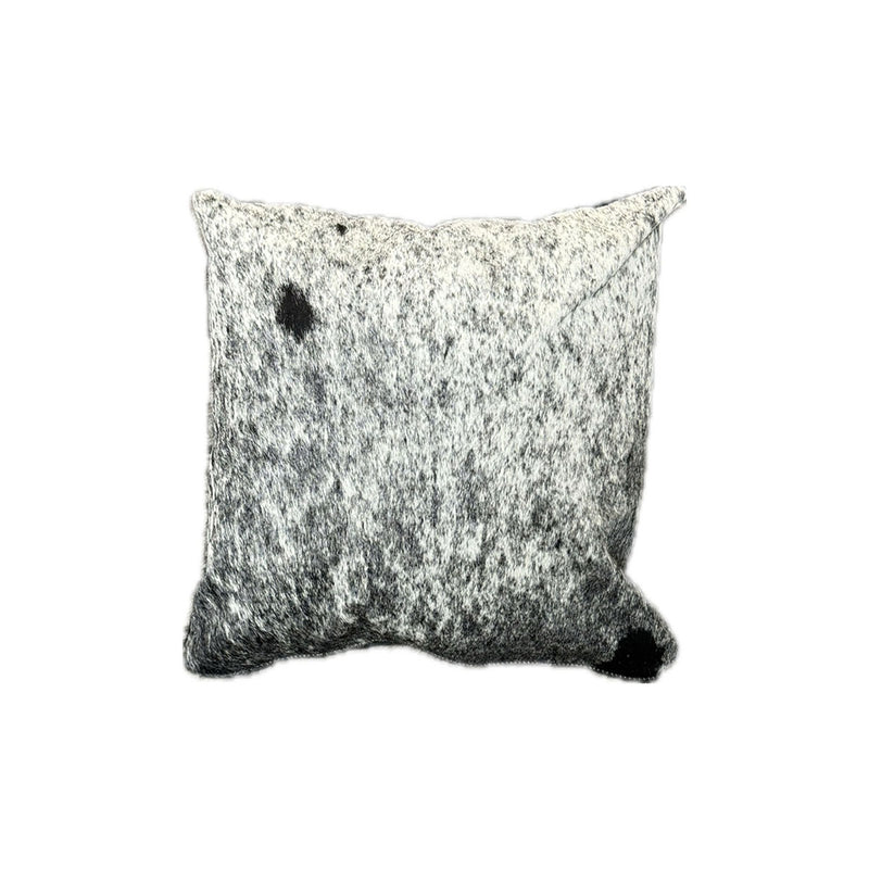 Salt & Pepper Cowhide Pillow - 2 Colorways, 2 Sizes