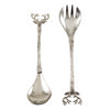 Silver Stag Salad Servers, Set of Two