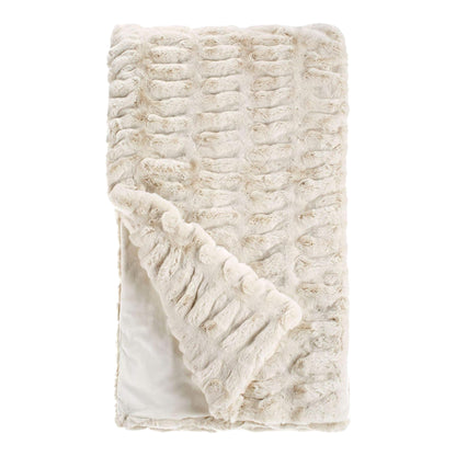 Couture Deluxe Throw: Ivory 60x70