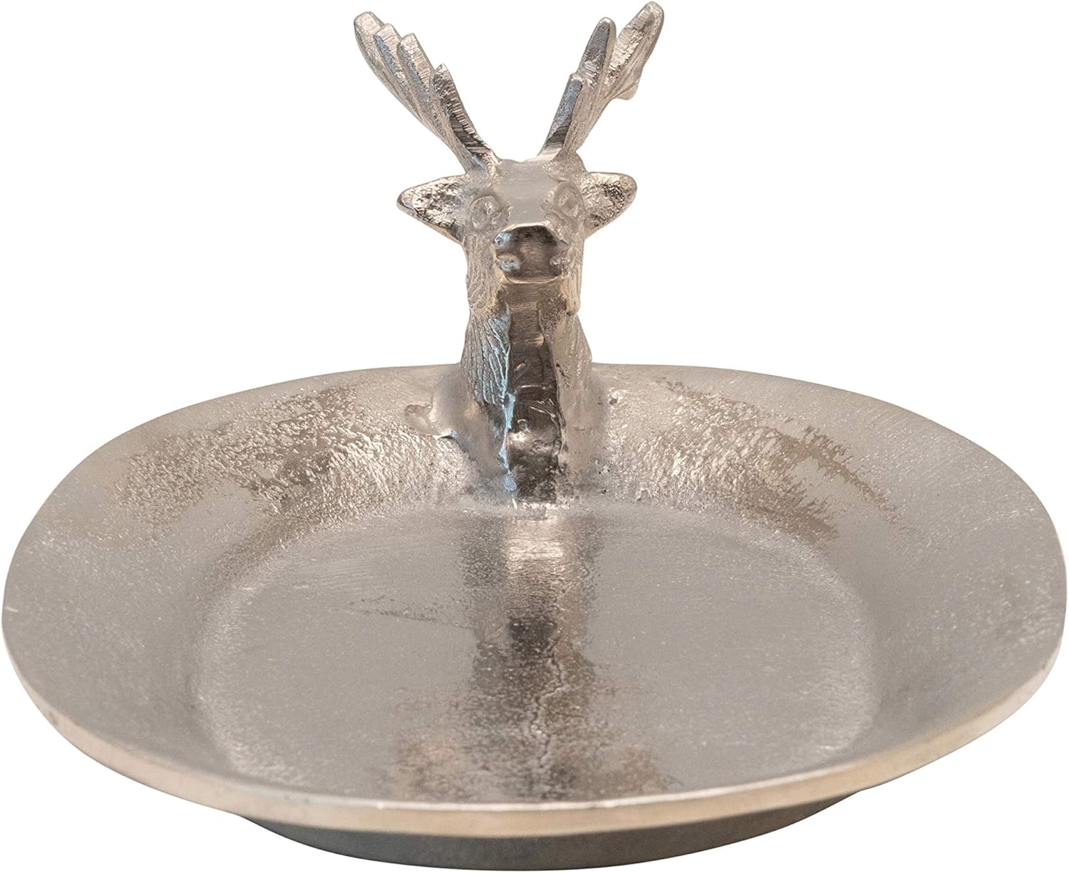 Decorative Metal Tray w/ Deer Head