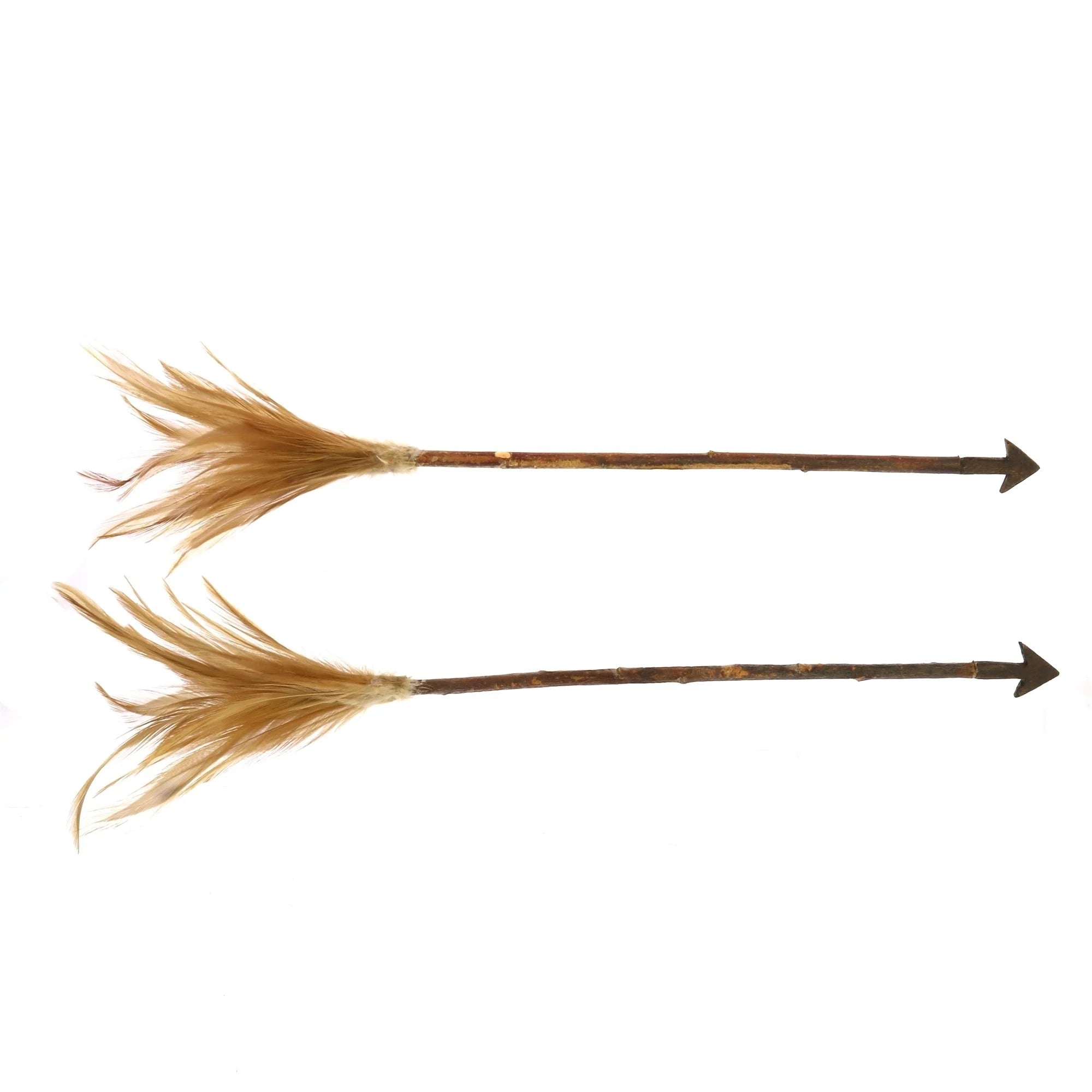 Twig Arrow w/ Feathers, 15.5" L