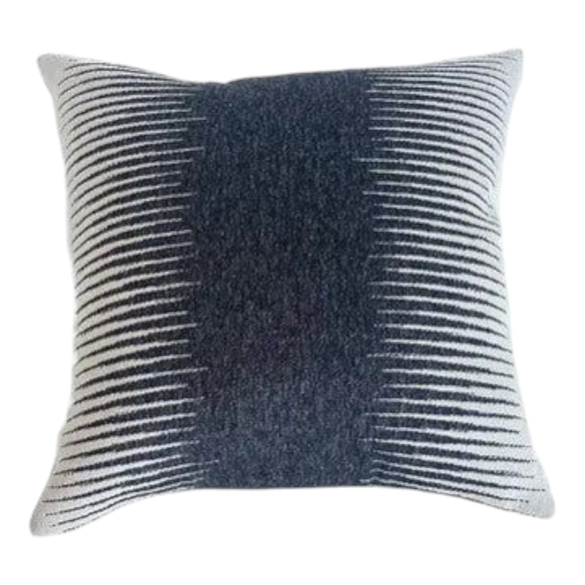 Teagan Graphite Throw Pillow 23" x 23" Oversized Down Insert