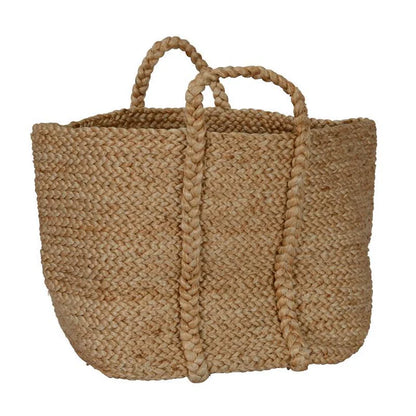 Large Jute Basket 
19.75W × 15.75D × 19.75H