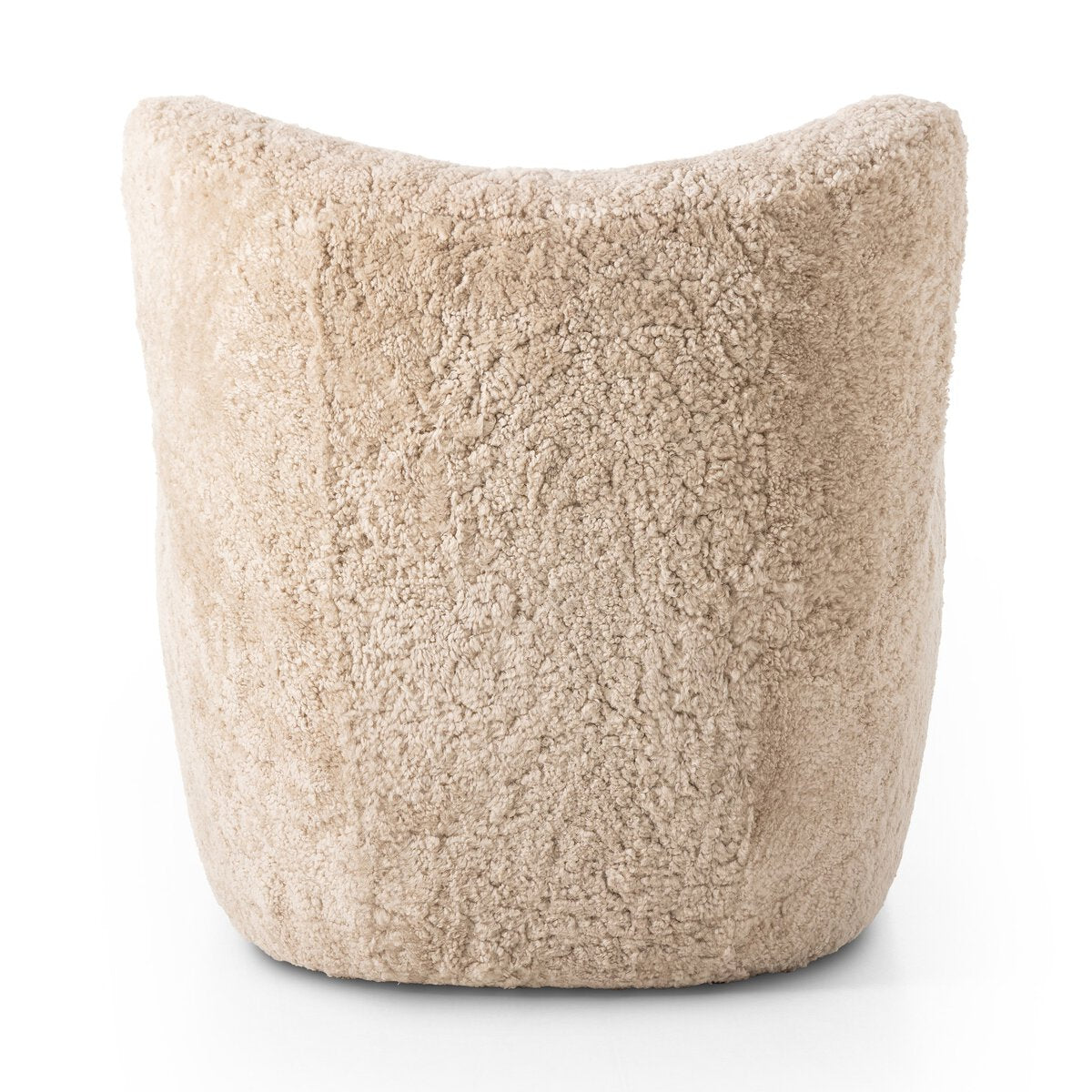 Amelie Chair in Beige Shearling