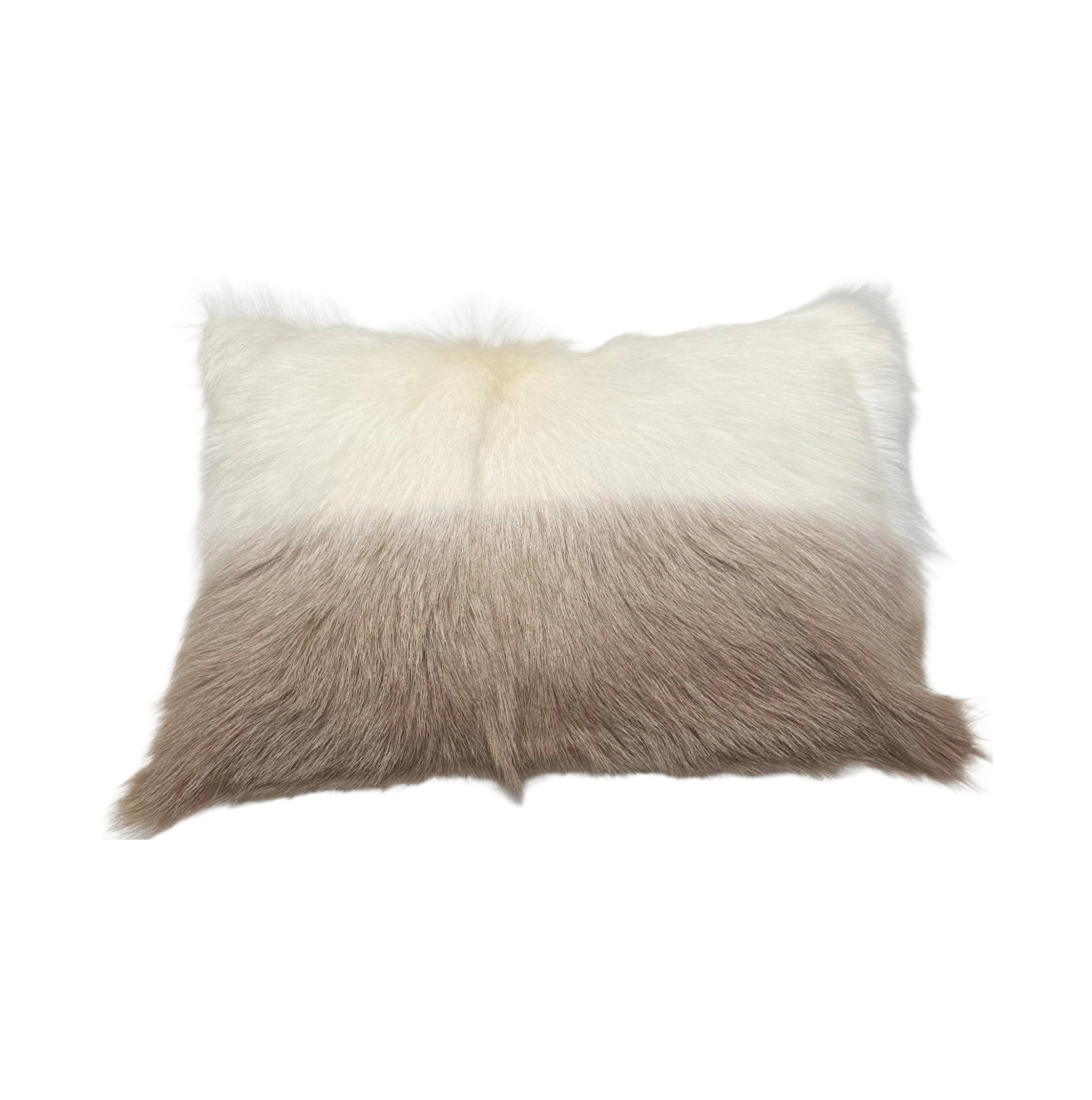 Ombre Hair on Hide Pillow