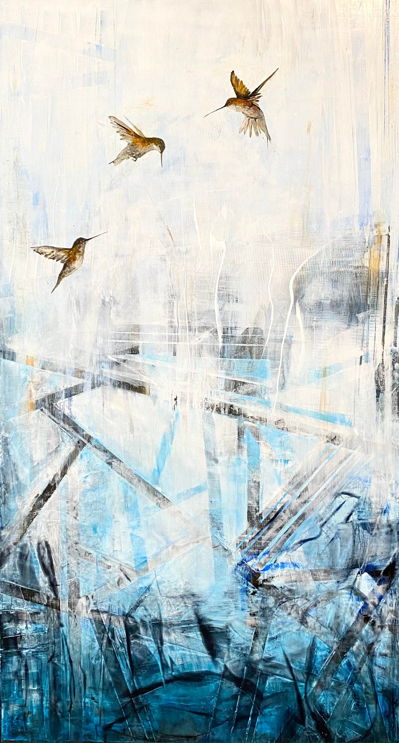 Blue Flyers by Artist, Jenna Von Benedikt