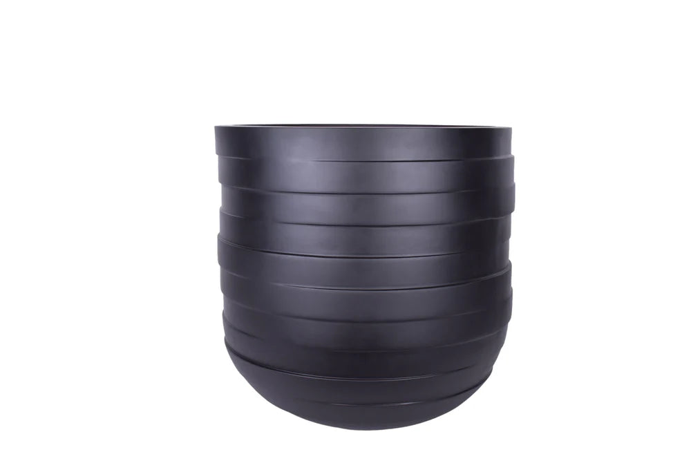 Circulum Black Planter, Large

21.7" Dia. | 21.7" H