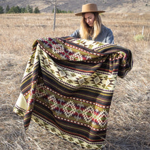 Alpaca Wool Blanket - Cactus